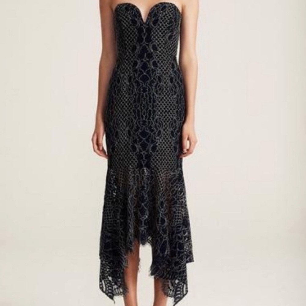 NWT**$320 Shona Joy Navy Dress